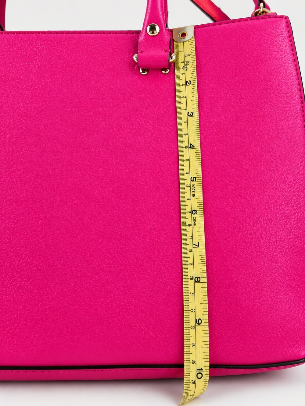 Kate Spade New York Hot Pink Leather Triple Compartment Satchel - Picture 8 of 15